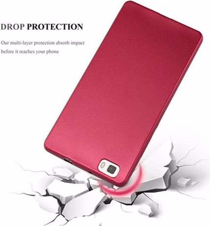 Produktbild Cadorabo TPU Matt Metallic Cover (Huawei P8 Lite)