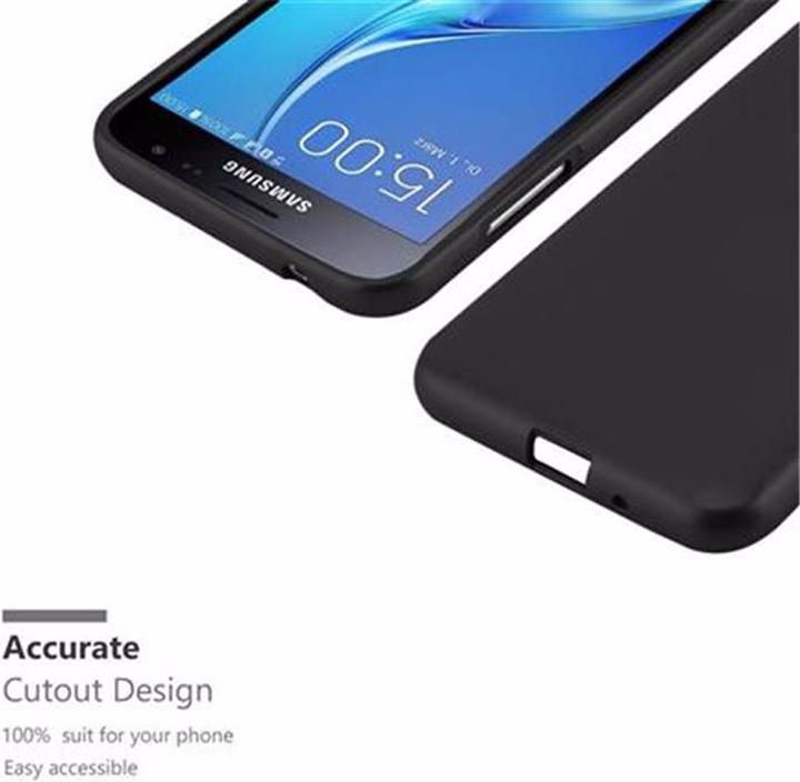 Actual product image Cadorabo TPU Matt Metallic Cover (Samsung Galaxy J3 (2016))