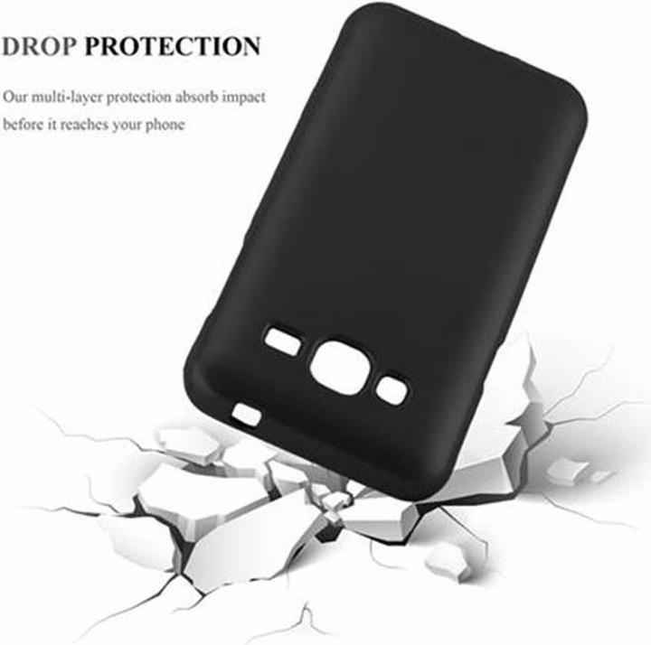 Actual product image Cadorabo TPU Matt Metallic Cover (Samsung Galaxy J3 (2016))