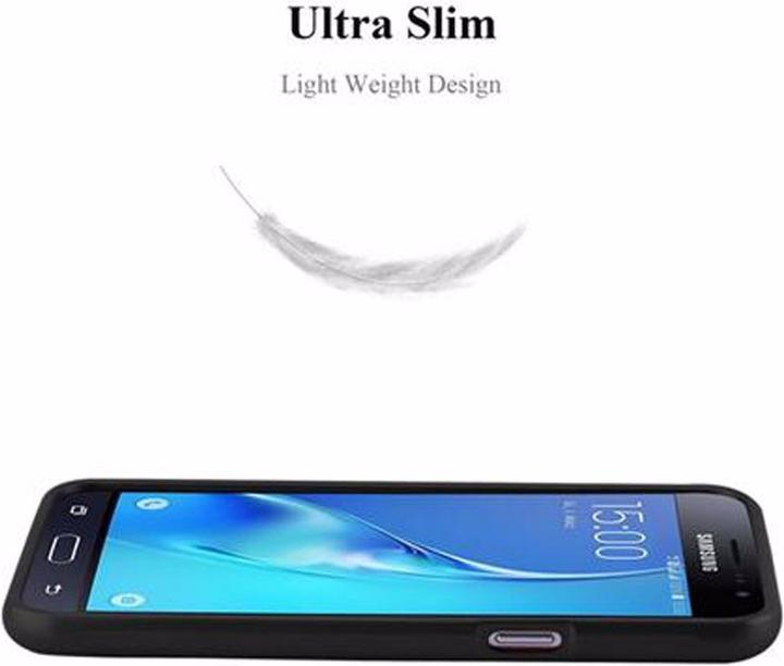 Actual product image Cadorabo TPU Matt Metallic Cover (Samsung Galaxy J3 (2016))