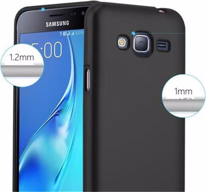 Actual product image Cadorabo TPU Matt Metallic Cover (Samsung Galaxy J3 (2016))