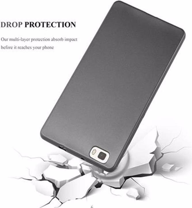 Actual product image Cadorabo TPU Matt Metallic Cover (Huawei P8 Lite)