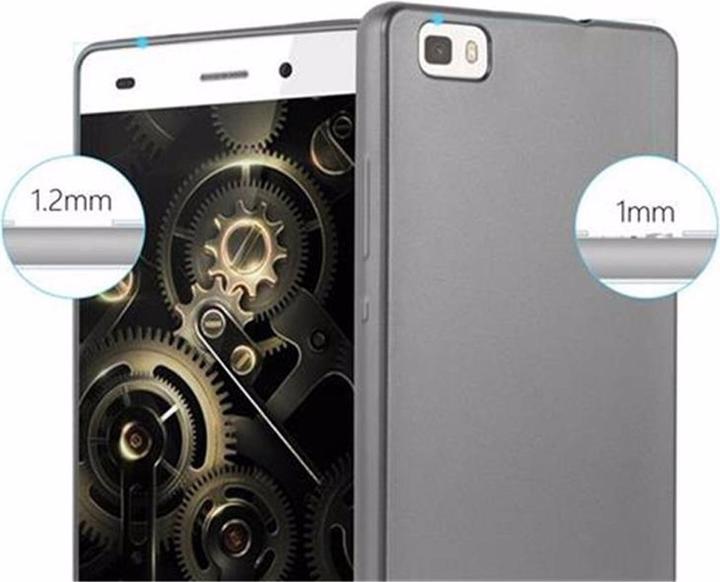 Actual product image Cadorabo TPU Matt Metallic Cover (Huawei P8 Lite)