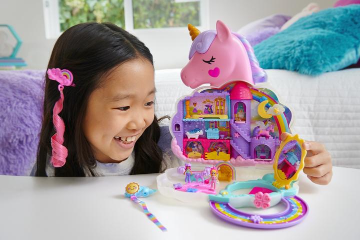 Productafbeelding Polly Pocket Eenhoornhaar speldoos