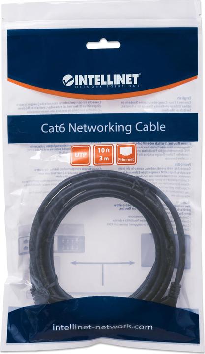 Actual product image Intellinet Patch cable (U/UTP, CAT6, 3 m)