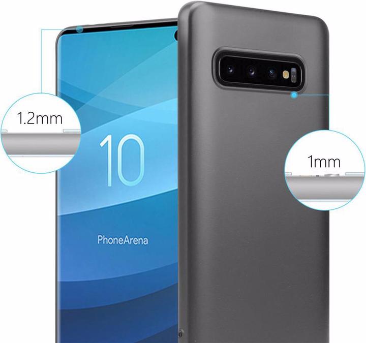 Actual product image Cadorabo TPU Matt Metallic Cover (Samsung Galaxy S10)