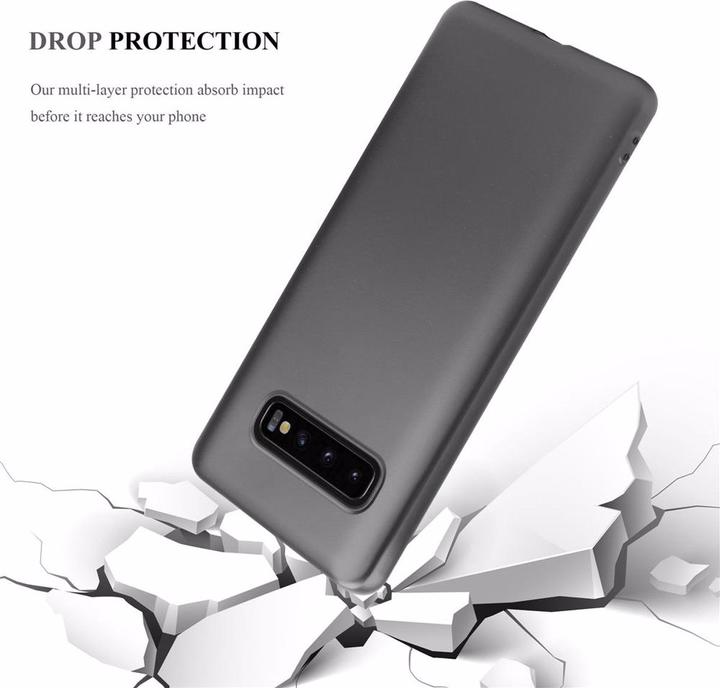 Actual product image Cadorabo TPU Matt Metallic Cover (Samsung Galaxy S10)
