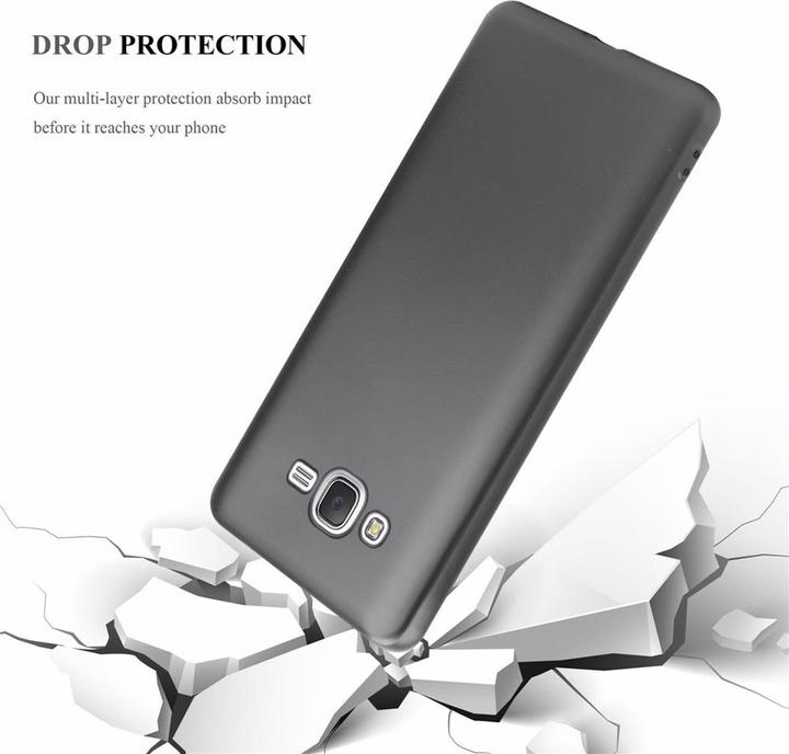 Actual product image Cadorabo TPU Matt Metallic Cover (Samsung Galaxy J7)