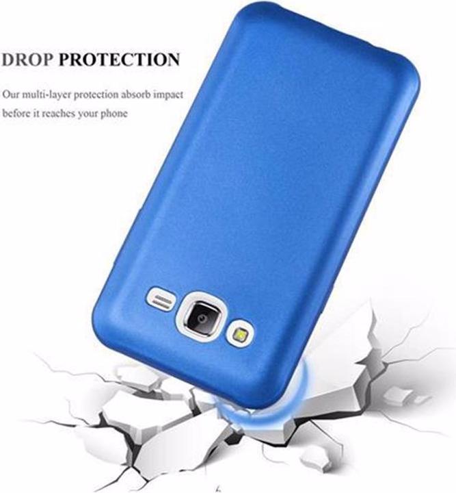 Image du produit Cadorabo Couverture métallique mate TPU (Samsung Galaxy J5 (2015))