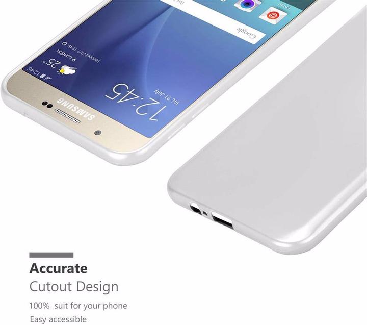 Actual product image Cadorabo TPU Matt Metallic Cover (Samsung Galaxy A8 (2018))