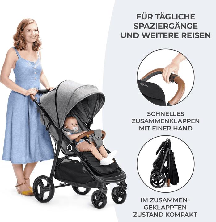 Image du produit KinderKraft stroller GRADE PLUS BLACK