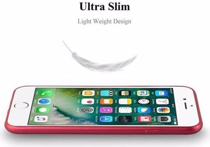 Actual product image Cadorabo TPU Matt Metallic Cover (Apple iPhone SE (2nd Gen), Apple iPhone 7)