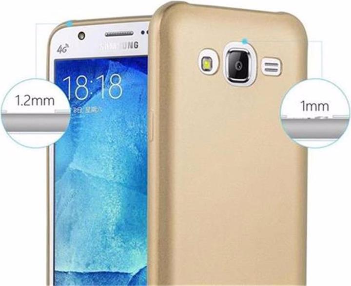 Image du produit Cadorabo Couverture métallique mate TPU (Samsung Galaxy J5 (2015))