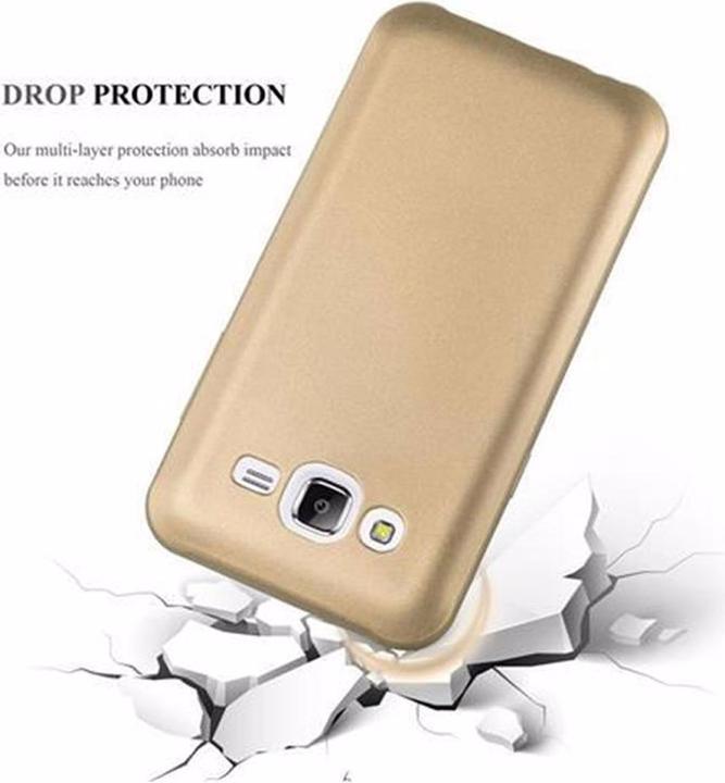 Image du produit Cadorabo Couverture métallique mate TPU (Samsung Galaxy J5 (2015))