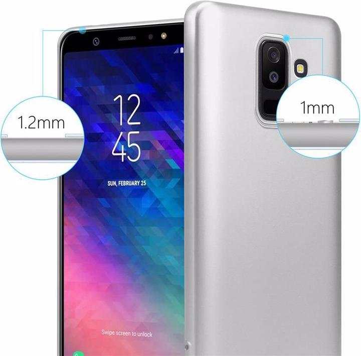 Actual product image Cadorabo TPU Matt Metallic Cover (Samsung Galaxy A6+)