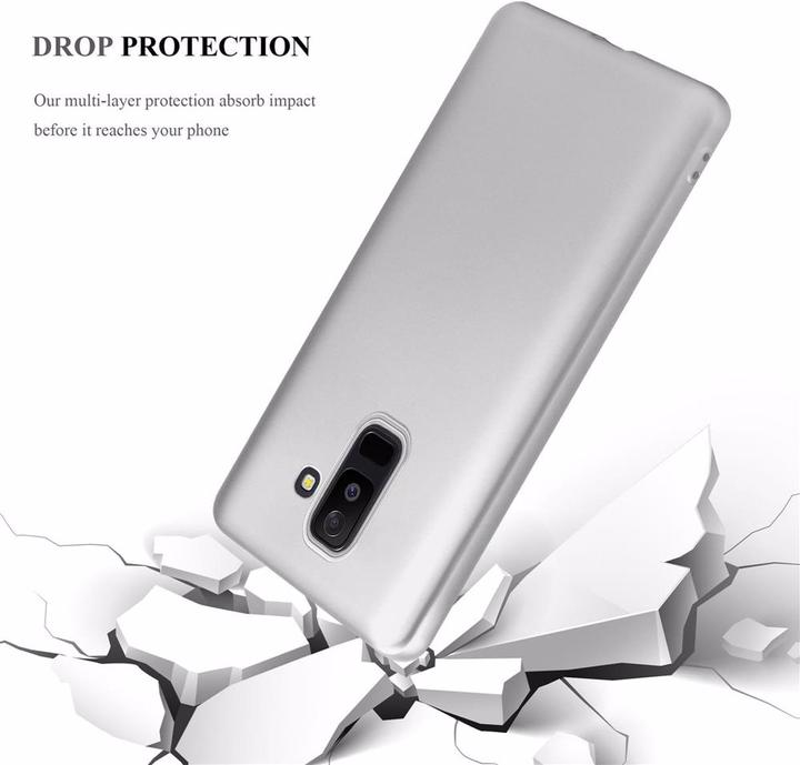 Actual product image Cadorabo TPU Matt Metallic Cover (Samsung Galaxy A6+)