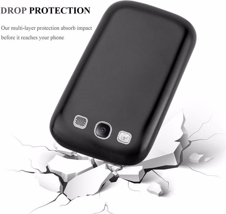 Actual product image Cadorabo TPU Matt Metallic Cover (Samsung Galaxy S3, Samsung Galaxy S3 Neo)