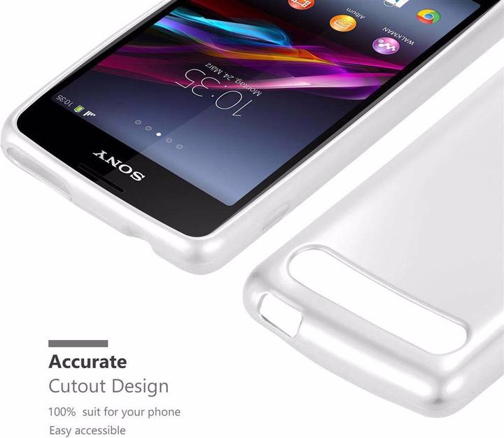 Actual product image Cadorabo TPU Matt Metallic Cover (Sony Xperia E1)