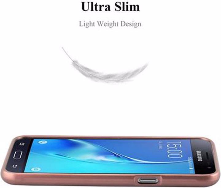 Image du produit Cadorabo Couverture métallique mate TPU (Samsung Galaxy J3 (2016))