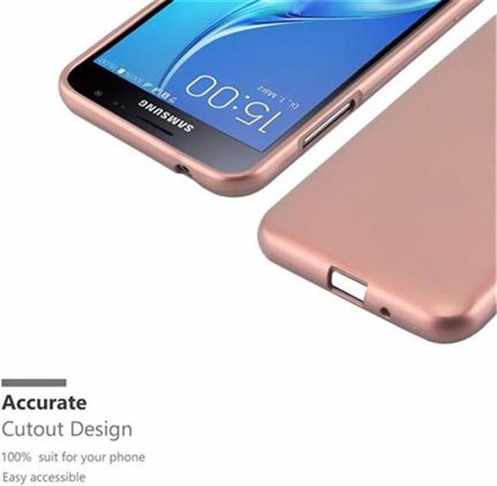 Image du produit Cadorabo Couverture métallique mate TPU (Samsung Galaxy J3 (2016))