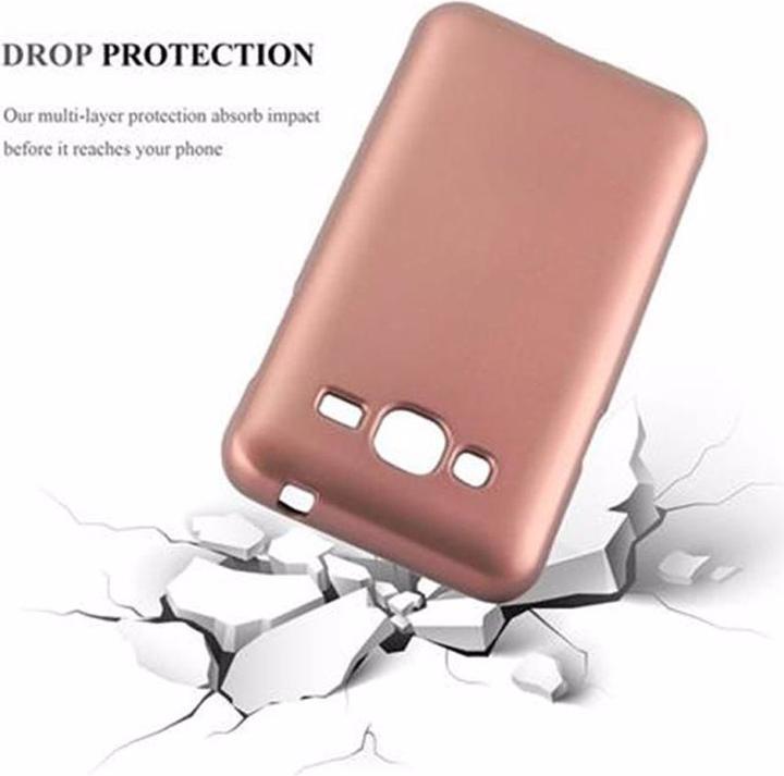 Image du produit Cadorabo Couverture métallique mate TPU (Samsung Galaxy J3 (2016))
