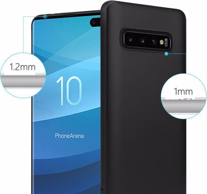 Actual product image Cadorabo TPU Matt Metallic Cover (Samsung Galaxy S10+)