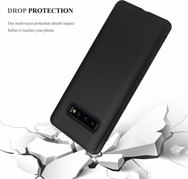 Actual product image Cadorabo TPU Matt Metallic Cover (Samsung Galaxy S10+)