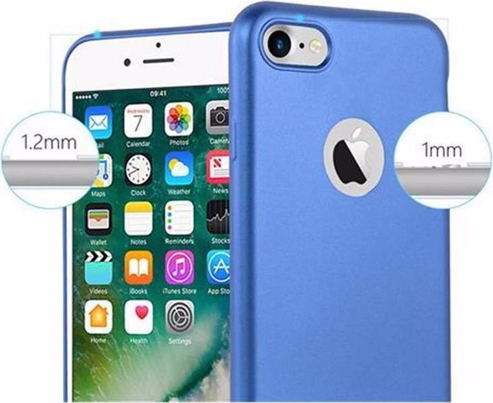 Immagine prodotto Cadorabo Copertura metallica opaca in TPU (Apple iPhone 7, Apple iPhone SE (seconda generazione))