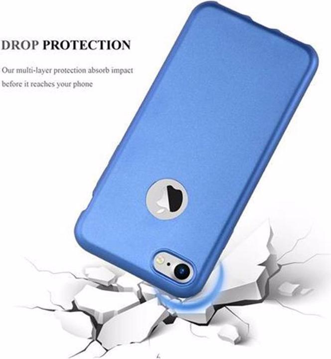 Immagine prodotto Cadorabo Copertura metallica opaca in TPU (Apple iPhone 7, Apple iPhone SE (seconda generazione))