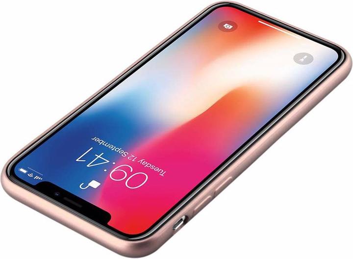Actual product image Cadorabo TPU Matt Metallic Cover (Apple iPhone X)