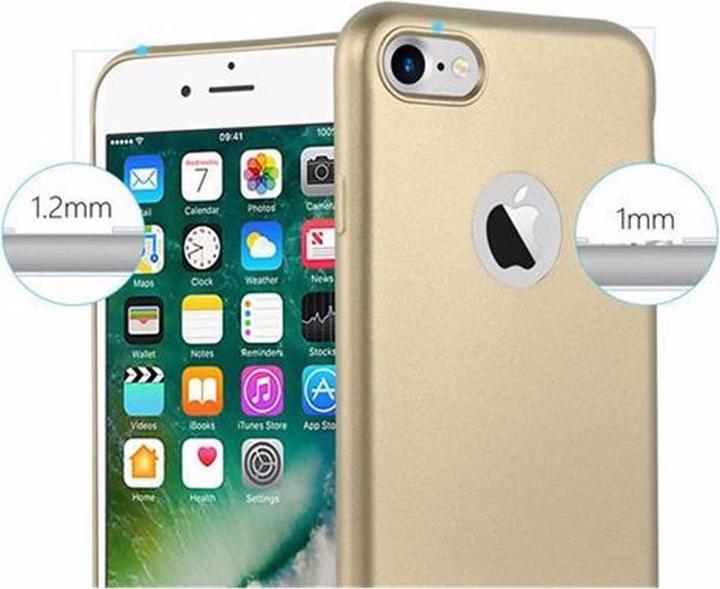 Image du produit Cadorabo Couverture métallique mate TPU (Apple iPhone 7, Apple iPhone SE (2ème génération))