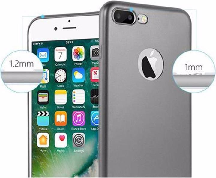 Immagine prodotto Cadorabo Copertura metallica opaca in TPU (Apple iPhone 7 Plus, Apple iPhone 7s Plus, Apple iPhone 8 Plus)