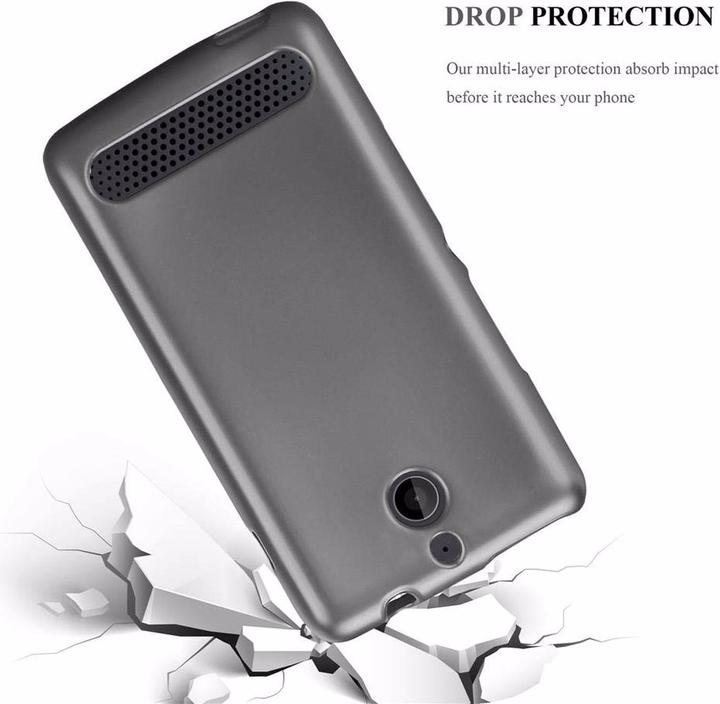 Actual product image Cadorabo TPU Matt Metallic Cover (Sony Xperia E1)