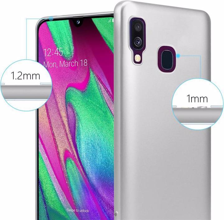 Actual product image Cadorabo TPU Matt Metallic Cover (Samsung Galaxy A40)