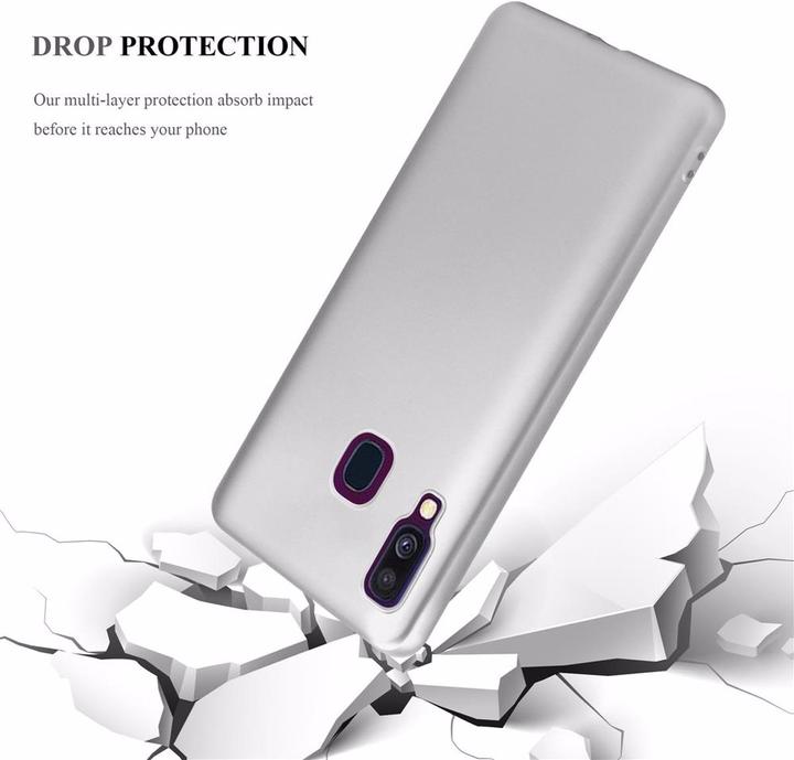 Actual product image Cadorabo TPU Matt Metallic Cover (Samsung Galaxy A40)