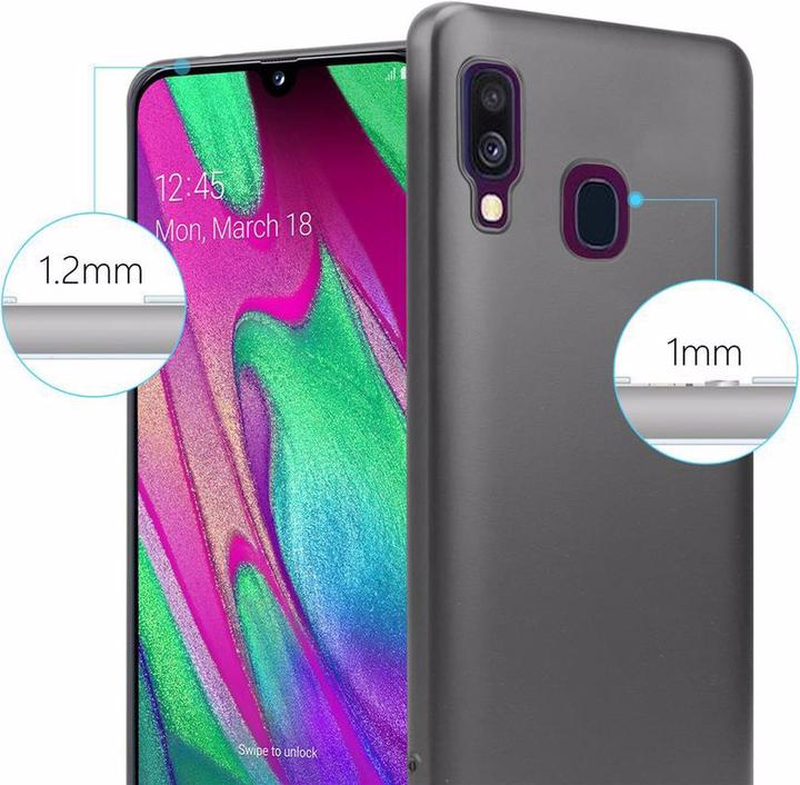 Image du produit Cadorabo Couverture métallique mate TPU (Samsung Galaxy A40)