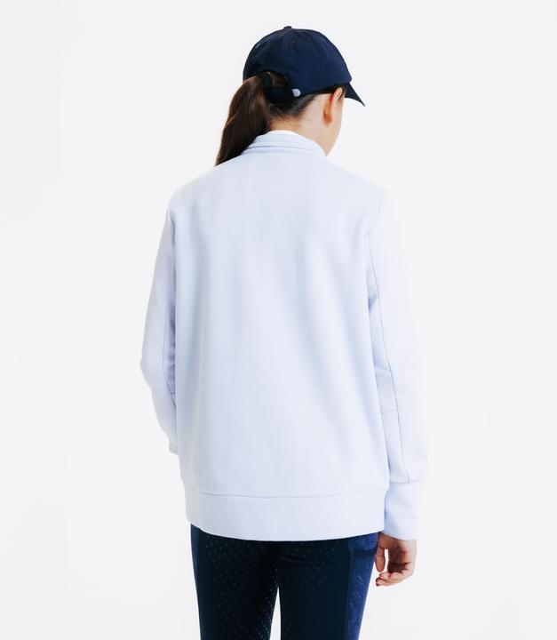 Actual product image Fouganza Reit-Sweatjacke 500 Kinder lila