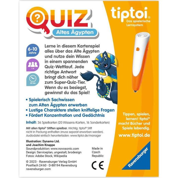 Image du produit tiptoi Quiz Égypte ancienne (Allemand)