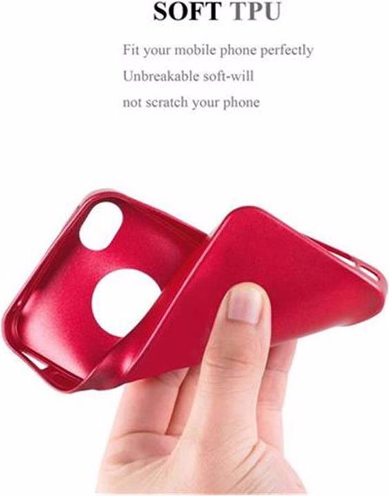 Image du produit Cadorabo Couverture métallique mate TPU (Apple iPhone 4, G4s)