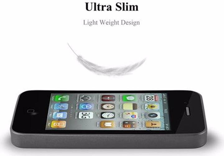 Actual product image Cadorabo TPU Matt Metallic Cover (Apple iPhone 4, G4s)