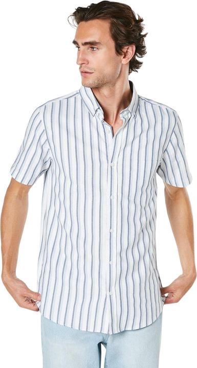Immagine prodotto Universal Textiles Camicia Striscia Gemella Maniche Corte Uomo (S)