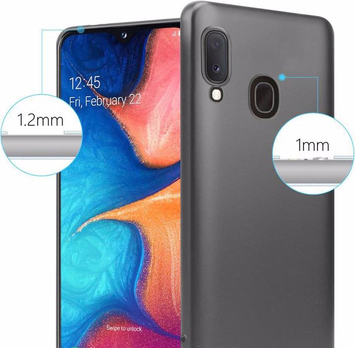 Actual product image Cadorabo TPU Matt Metallic Cover (Samsung Galaxy A10e)