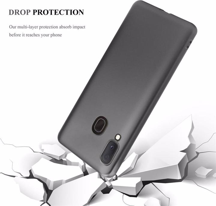 Actual product image Cadorabo TPU Matt Metallic Cover (Samsung Galaxy A10e)