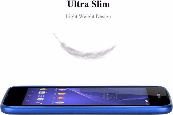 Actual product image Cadorabo TPU Matt Metallic Cover (Sony Xperia E3)