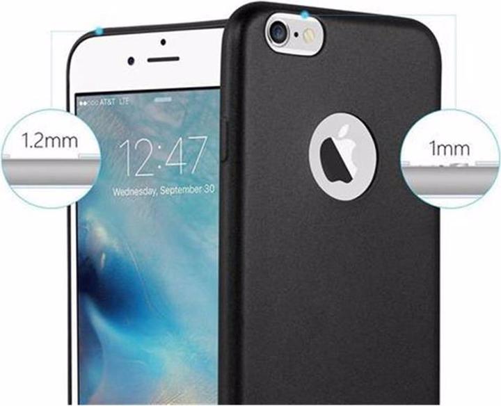 Image du produit Cadorabo Couverture métallique mate TPU (Apple iPhone 6 Plus)