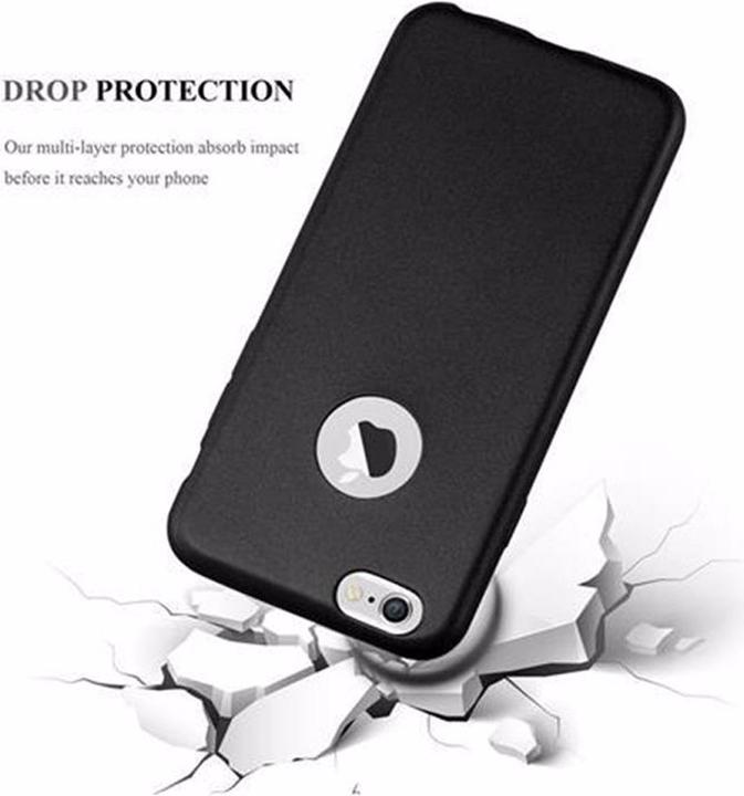 Image du produit Cadorabo Couverture métallique mate TPU (Apple iPhone 6 Plus)