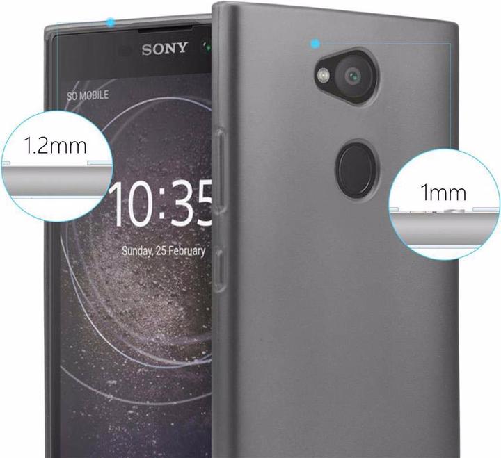 Image du produit Cadorabo Couverture métallique mate TPU (Sony Xperia L2)