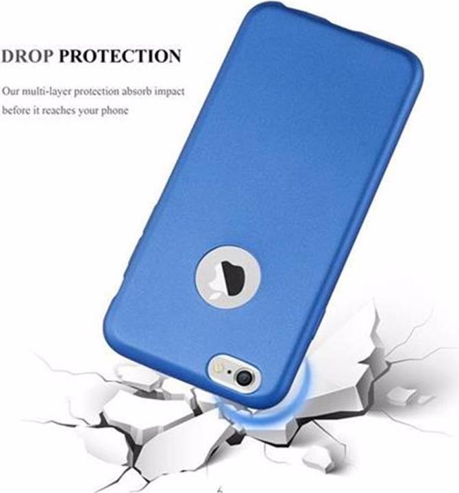 Actual product image Cadorabo TPU Matt Metallic Cover (Apple iPhone 6 Plus)