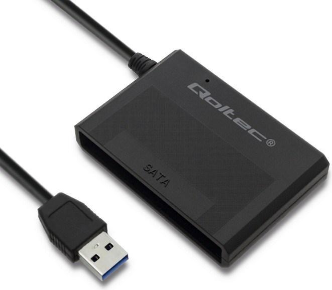 Actual product image Qoltec Hard Drive Adapter USB 3.0 HDD/SSD (SATA, USB 3.0)