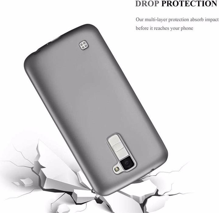Actual product image Cadorabo TPU Matt Metallic Cover (LG K10)